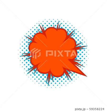 Isolated comic speech bubble 59358224