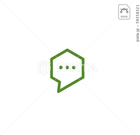 Chat Message, speech, Conversation logo or icon 59358321