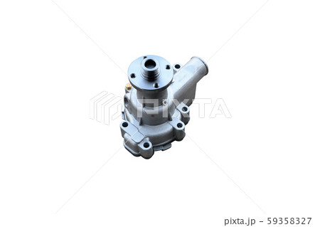 Car water pump, isolated on a white background Car water pump, isolated on a white background 59358327
