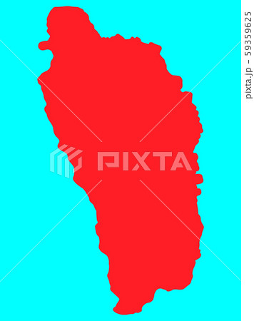 3D Dominica map flag Vector illustration. EPS10 3D Dominica map flag Vector illustration. EPS10 59359625