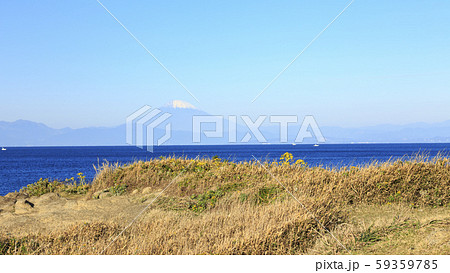 岬と富士 59359785