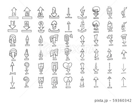 Set of upload and download icons Drawing Set of upload and download icons Drawing 59360342