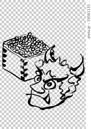 筆絵 節分 筆絵 節分 59361135