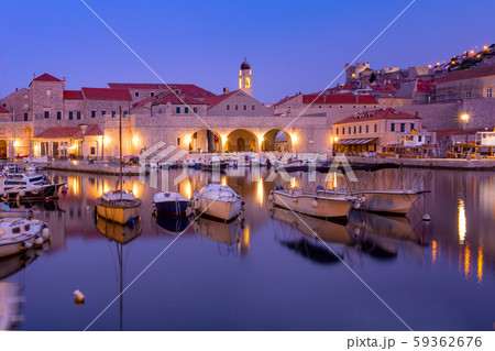 Old Harbor of Dubrovnik, Croatia 59362676