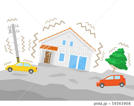 地震のイラスト 59363908
