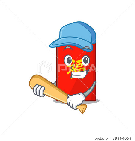 red envelope isolated with the cartoon playing baseball red envelope isolated with the cartoon playing baseball 59364053