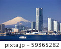 富士山とランドマーク 59365282
