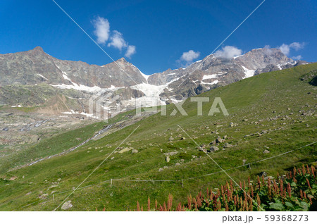 Hiking in nature reservce Alpine trail 59368273