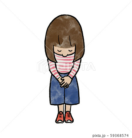 謝罪する女の子 謝罪する女の子 59368574