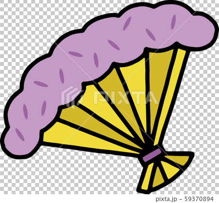 Illustration of a fan Illustration of a fan 59370894