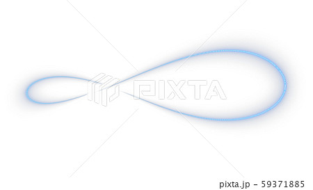 CGパーティクル　無限　輪になって光るレーザー 59371885