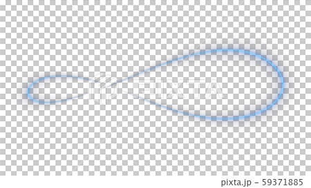 CGパーティクル　無限　輪になって光るレーザー 59371885