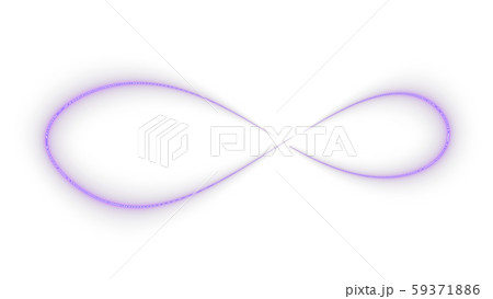 CGパーティクル　無限　輪になって光るレーザー 59371886