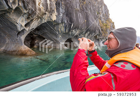 Tourist in Marble caves Tourist in Marble caves 59372953