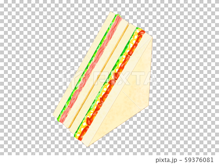 火腿,番茄和雞蛋的混合三明治 火腿,番茄和雞蛋的混合三明治 59376081