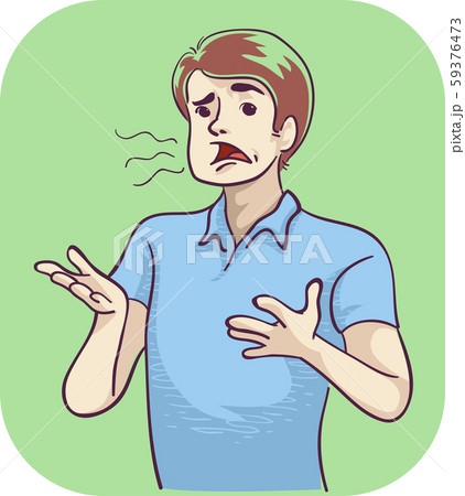 Man Slurred Speech Illustration Man Slurred Speech Illustration 59376473