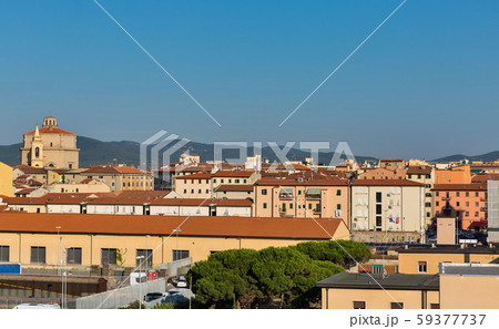 Cityscape with Church of St. Catherine in Livorno, 59377737