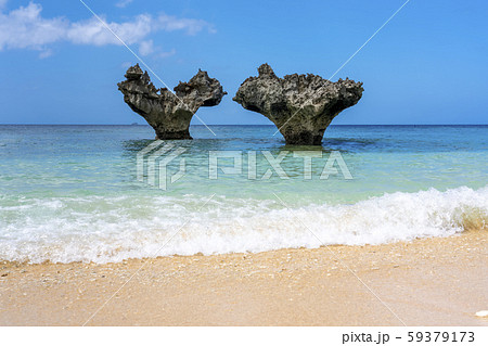 沖縄県 古宇利島 ハートロック 沖縄県 古宇利島 ハートロック 59379173