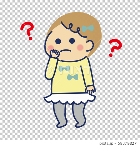 幼児　無表情４　左向き 59379827