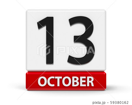 Cubes calendar 13th October 59380162