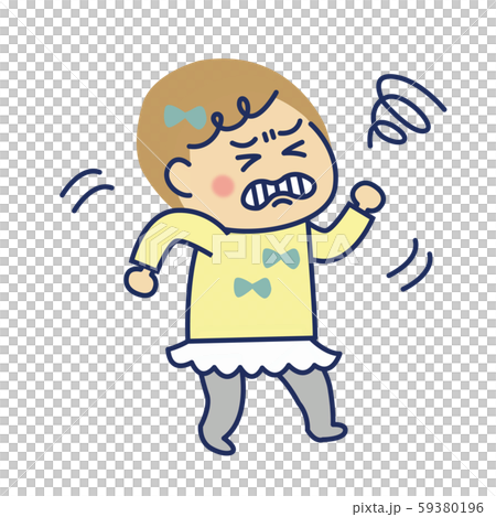 Infant angry face 1 facing right Infant angry face 1 facing right 59380196