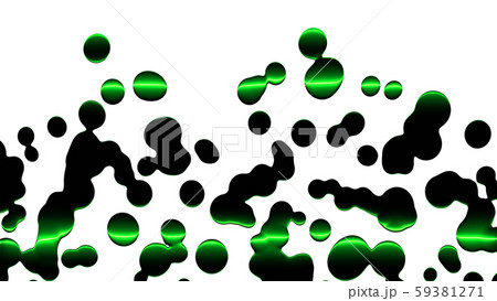 CGレーザー　液体に反射するレーザー光線 59381271