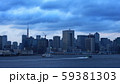 Summer Sunset Rainbow Bridge in Tokyo 59381303