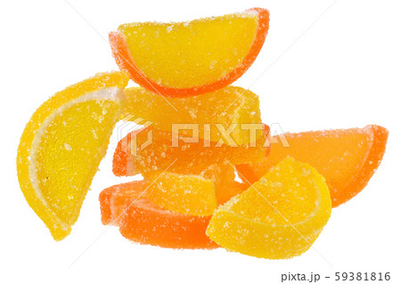 Red and yellow candy 59381816