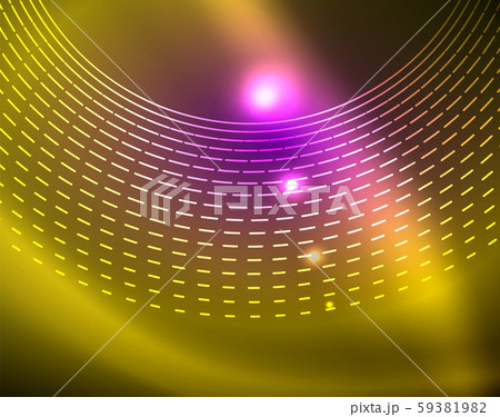 Neon circles abstract background Neon circles abstract background 59381982