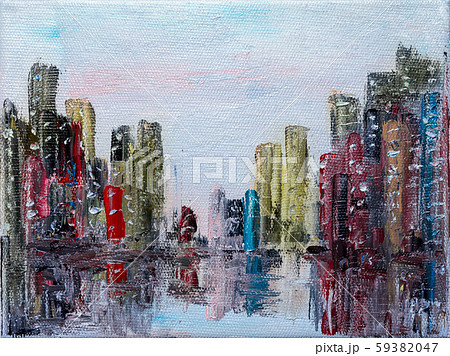 Original oil painting on canvas, a fantasy plot 59382047