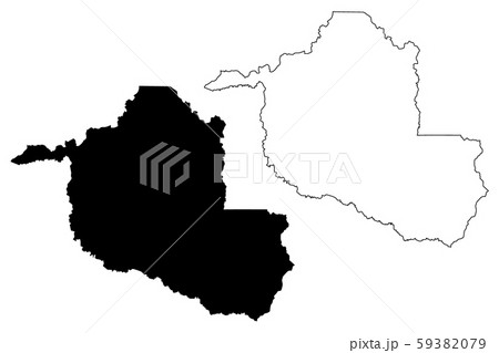 Rondonia map vector.... 59382079