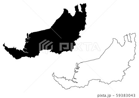Sarawak map vector.... 59383043
