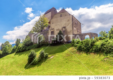 Sargans castle in St Gallen canton, Switzerland. 59383073