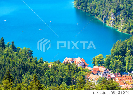 Landscape of Alpine mountains, Bavaria, Germany. Landscape of Alpine mountains, Bavaria, Germany. 59383076