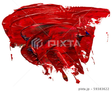 Hand drawn isolated paintbrush stripe with dirty 59383622