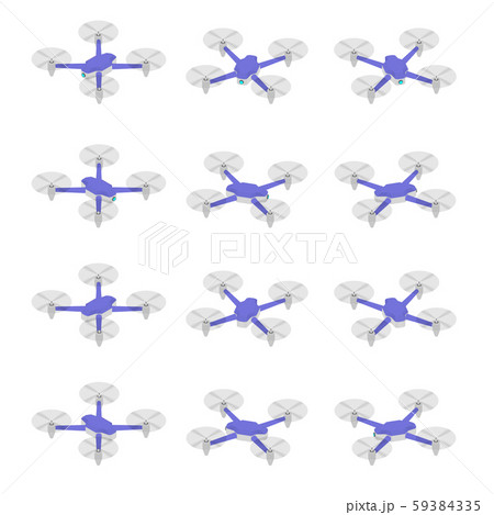 Quadrocopter with different viewing angles. 59384335