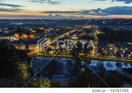 ニュージーランド　ワンガヌイ　ドゥリーヒルメモリアルタワーの丘からの風景 59385366