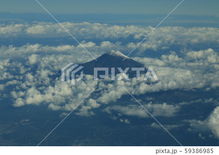富士山 雪化粧 富士山 雪化粧 59386985