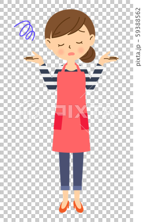 Worried housewife Worried housewife 59388562