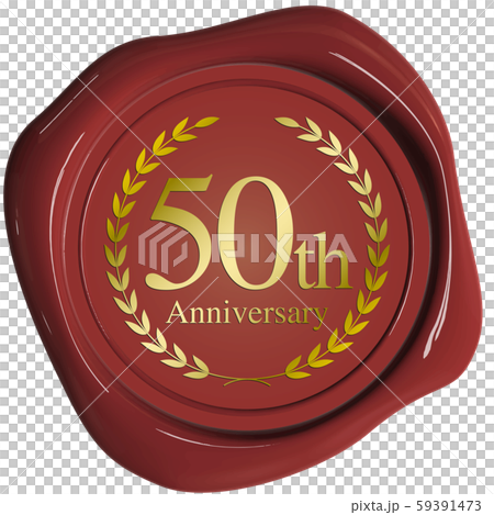 ベクター　イラスト　デザイン　ai　eps　マーク　アイコン　シーリングワックス　封ろう　高級感 59391473