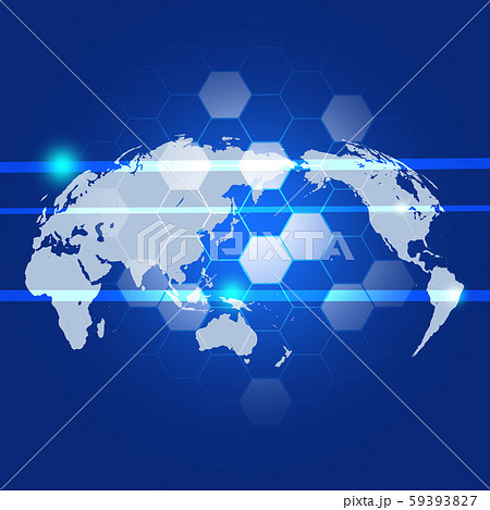 世界地図　地図　ビジネス背景　ビジネスイメージ　グローバル　日本地図 59393827