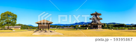 鞠智(きくち)城 パノラマ 【熊本県山鹿市】 鞠智(きくち)城 パノラマ 【熊本県山鹿市】 59395867