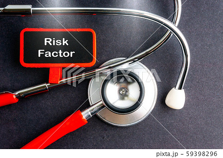 RISK FACTOR. Medicine concept. Blackboard with RISK FACTOR. Medicine concept. Blackboard with 59398296