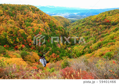 横谷峡　王滝　紅葉 59401466