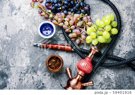 Oriental smoking hookah 59401916