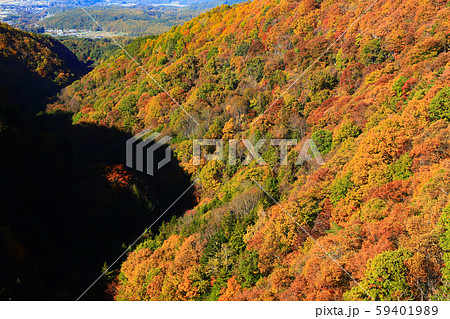 横谷峡　王滝　紅葉 59401989