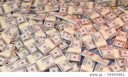 A lot of dollar bills in one pile along with gangster mafia bullets. Mafia wealth and a deadly A lot of dollar bills in one pile along with gangster mafia bullets. Mafia wealth and a deadly 59404961