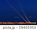 成田空港での光跡 59405950