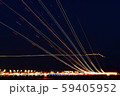 成田空港での光跡 59405952