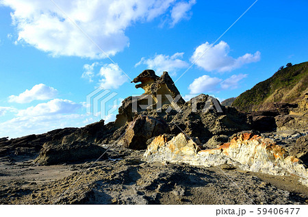 ゴジラ岩　秋田県男鹿市 59406477